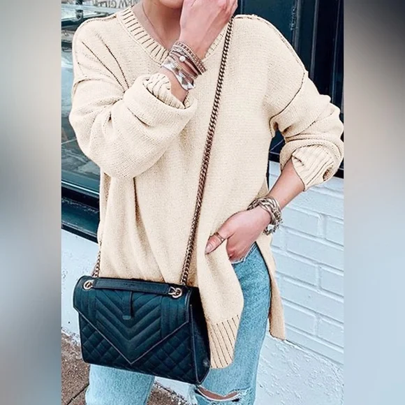 Cozy Cream Sweater - Picture 2 of 16